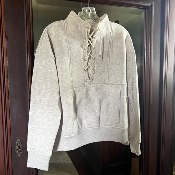 Scotch & SodaLace Front Neutral Sweatshirt - Picture 4 of 5